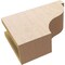 Ekena Millwork 4in. W x 8in. H x 12in. L Garner Woodgrain TimberThane Rafter Tail, Primed Tan RFTUR04X08X12GARRCPR - alternate 2